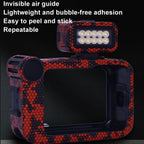 For GOPro HERO13 Black Camera Stickers Body Protective Film, 01 Watercolor, 08 Circuit White, 09 Circuit Black, 10 Circuit Dark Gold, 11 Circuit Red, 12 Circuit Blue, 13 Snake Scale Black, 14 Snake Scale White, 15 Snake Scale Gold, 16 Snake Scale Green...