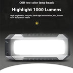 Flat Work Light LED Work Auto Repair Light USB Rechargeable Repair Light With Magnetic Attachment, KXK586