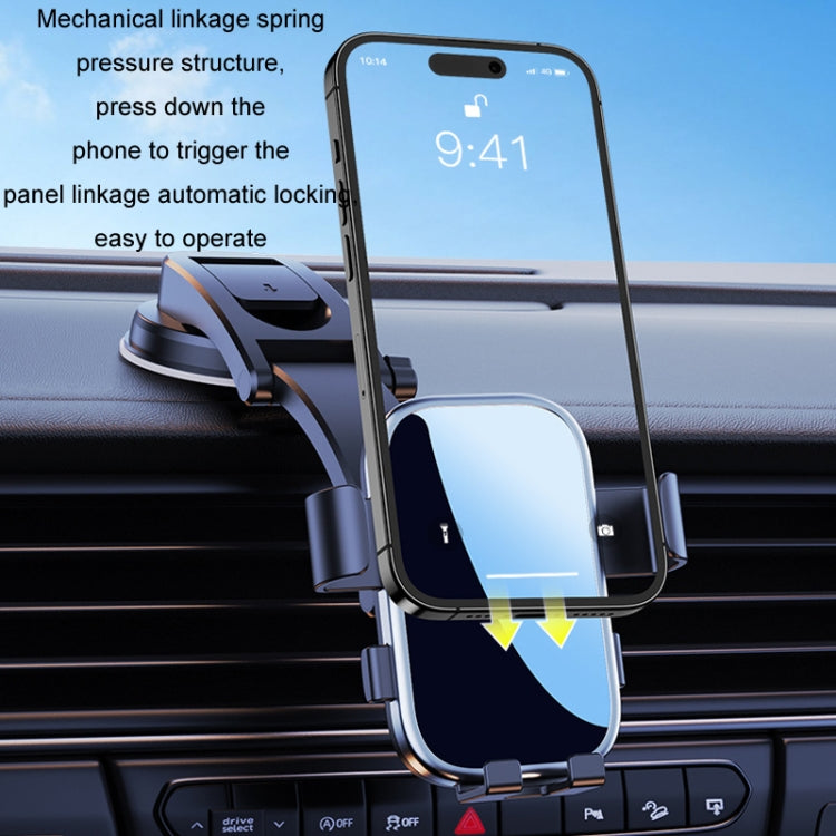 For 17mm Universal Ball Head Car Mobile Phone Holder, Without Base, Y96 Silver Edge, D96 Electroplating