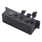 USB Voltmeter Cigarette Lighter Socket With Switch Power Box For Car And Ship, AOS3515-1, AOS3515-50A-Z With 30CM Cable