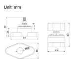 300A Car Modified Multi-channel Current Bus Terminal, AOA6313CT-M8, AOA6313CRT-M8, AOA6313CT-M10, AOA6313CRT-M10