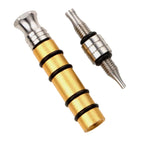 Car Dent Repair Tool Car Paint Leveling Tap Pen, Gold
