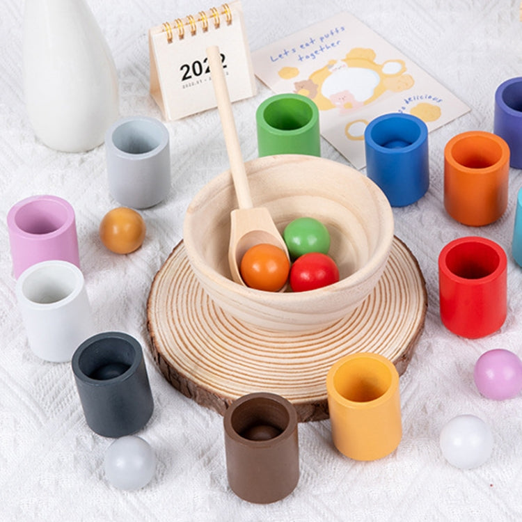 Children Montessori Early Learning Color Recognition Matching Beads Kindergarten Educational Toy