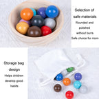 Children Montessori Early Learning Color Recognition Matching Beads Kindergarten Educational Toy