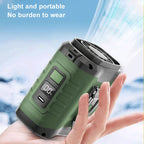 Portable Hanging Waist Outdoor USB Fan High Wind Power Mini Fan, 10000mAh