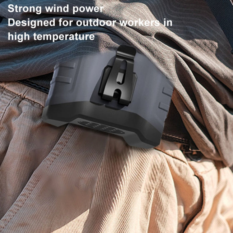 Portable Hanging Waist Outdoor USB Fan High Wind Power Mini Fan, 10000mAh