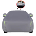 Sedan Car EVA Plus Velvet Thickened Heat Insulation Sunshade With Shark Fin, M 4.5x1.7x1.4m, L 4.6x1.70x1.45m, L+ 4.75x1.75x1.5m, XL 4.9x1.8x1.5m, XL+ 5.1x1.8x1.5m, XXL 5.5x2.0x1.5m
