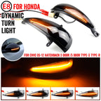 1pair For Honda Civic 8th Rearview Mirror Turn Signal Indicator Lights