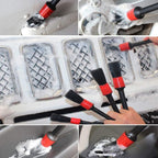 11pcs /Set Car Wash Cleaning Gap Detail Short Handle Brush