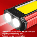 E-SMARTER K011 Bike LED Lamp USB Rechargeable Cycling Light COB Bright Flashlight
