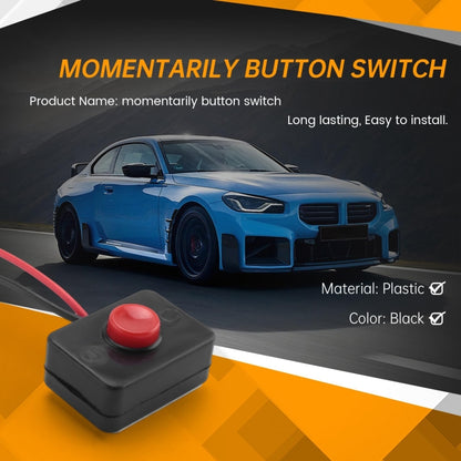 4pcs Car Circuit Wire Horn Small Switch Button