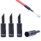 TRLREQ 4pcs Bicycle Rat-Tail Brake Line Extension Cap, 5mm Brake Cap, 4mm Shift Cap