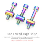 Bicycle Titanium Alloy Seat Post Locking Screws, M6x30 Colorful, M6x30 Gold, M6x30 Titanium, M6x35 Colorful, M6x35 Gold, M6x35 Titanium, M6x40 Colorful, M6x40 Gold, M6x40 Titanium