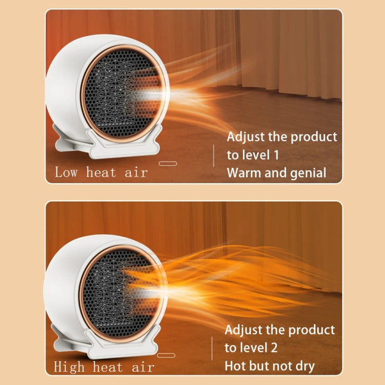 1800W Desktop High-power Two-speed Heater Household Fast Heating Heater, EU Plug, UK Plug, US Plug