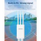 COMFAST CF-EW85 1300Mbps 2.4G/5.8G Gigabit Wireless AP Signal Amplifier Supports DC/POE Power Supply, US Plug, EU Plug, UK Plug, AU Plug