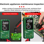 Intelligent Colorful Screen PV Multimeter Infrared Thermometer, V30 (Green)