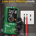 Intelligent Colorful Screen PV Multimeter Infrared Thermometer, V30 (Green)
