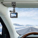 Car Sun Visor Bracket Panoramic Sports Camera Vehicle Mount Base, Camera Mount
