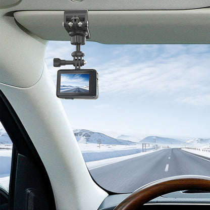 Car Sun Visor Bracket Panoramic Sports Camera Vehicle Mount Base, Camera Mount
