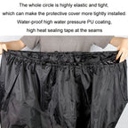 MESOROCK Motorcycle Light Durable Dustproof Rainproof Half Cover, M, L