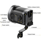 120W Photography Complementary Light Indoor Shooting Video Light, VL-120Bi COB, VL-120C RGB