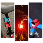 Bicycle Equipment Silicone Ladybug LED Headlight