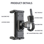 Engineering Truck Off-Road Vehicle Handrail Folding Screen Cell Phone Tablet Universal Bracket