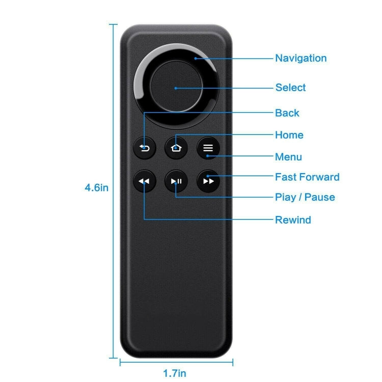 CV98LM Bluetooth Remote Control For Amazon Fire TV Stick / Fire TV Box, For Amazon Fire TV CV98LM