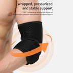 Sweat-absorbent and Breathable Sports Elbow Pads Fitness Arm Joint Warming Sleeves