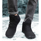 Warm Fur Lined Hiking Sneakers Waterproof Non Slip Snow Boot For Men and Women, 36, 37, 38, 39, 40, 41, 42, 43, 44, 45, 46, 47