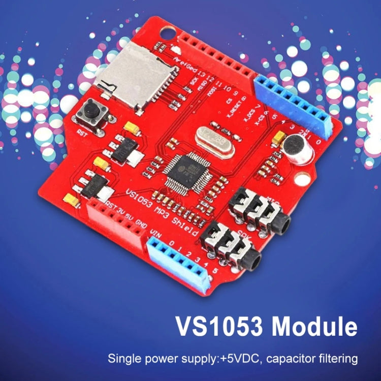 VS1053 MP3 Module Development Board With Amplifier Decoder Board SPI Interface Onboard Recording Function, VS1053 MP3 Module