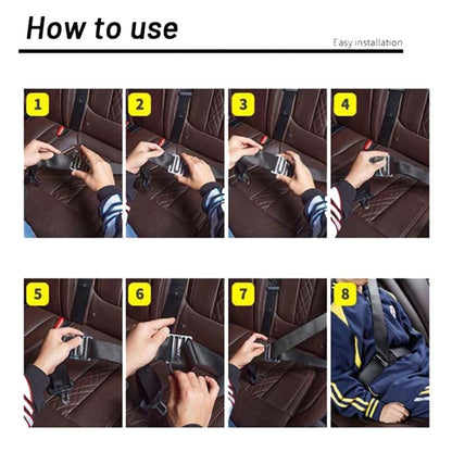 Child Car Seat Belt Adjustment Buckle Fixed Limiter