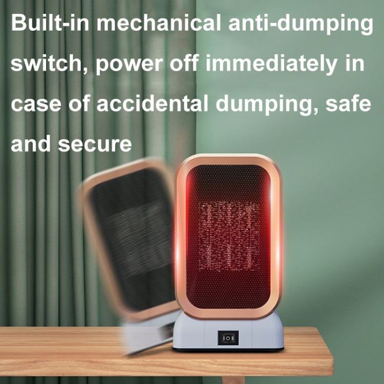 1000W High-power Household Heater Small Desktop Ceramic PTC Heating Heater, EU Plug, UK Plug, US Plug