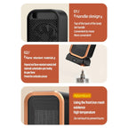 1000W High-power Household Heater Small Desktop Ceramic PTC Heating Heater, EU Plug, UK Plug, US Plug