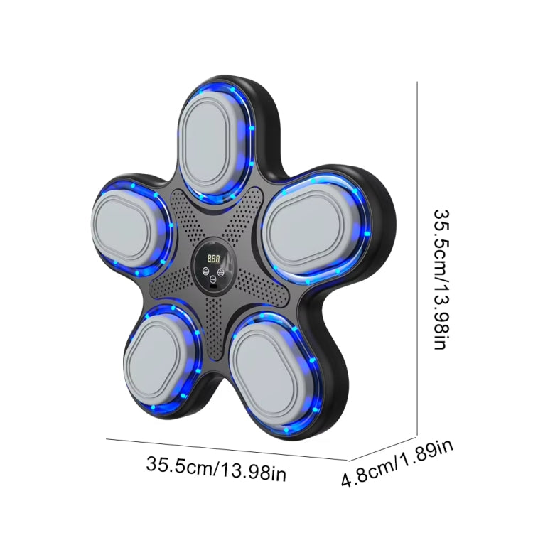 Smart Bluetooth Music Boxing Machine Reaction Training Equipment, With Half-finger Gloves, With Adult Gloves, With Children Gloves, With MMA Gloves