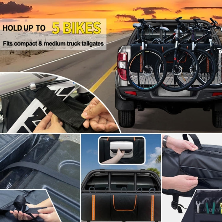 Pickup Truck Tailgate Bicycle Protection Cushion, 01 Black, 02 Mud Yellow, 02 Black