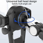 Car Suction Cup Multi-function Cell Phone Navigation Mount, With Hose, With Triangle Air Vent, With Flat Clip