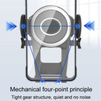 Car Suction Cup Multi-function Cell Phone Navigation Mount, With Hose, With Triangle Air Vent, With Flat Clip