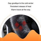 38cm Car Steering Wheel Winter Warm Short Plush Cover