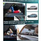 Car Rear Trunk Ventilation Shade Anti-mosquito Screen Cover, S, M, L, XL