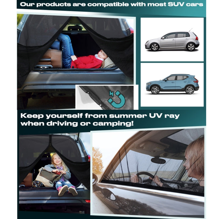 Car Rear Trunk Ventilation Shade Anti-mosquito Screen Cover, S, M, L, XL