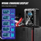 FOXSUR 6V/12V 1.5A Lawn Mower Motorcycle Lead Acid Battery SAE Plug Charger, US Plug, EU Plug