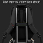 SKV B20453 Men Business Casual Multifunctional Double Shoulder Bag Large Capacity Laptop Backpack
