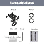 GUB PLUS21 Bicycle Mobile Phone Holder Motorcycle 360 Degree Rotating Mount, PLUS21