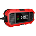 FOXSUR 2A 12V Motorcycle ATV Fully Automatic Trickle Battery Charger, US Plug, EU Plug