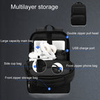 SKV B23889 Men Large Capacity Double-Shoulder Business Laptop Bag, B23889