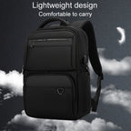 SKV B23889 Men Large Capacity Double-Shoulder Business Laptop Bag, B23889