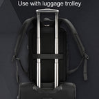 SKV B23889 Men Large Capacity Double-Shoulder Business Laptop Bag, B23889