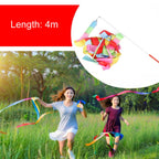10pcs 4m Rhythmic Gymnastics Ribbons Dance Fitness Toys Sports Equipment, 7 Color, Colorful, Purple, Dazzling