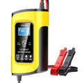 FOXSUR 12V8A SUV Car Motorcycle Intelligent Repair Type Lead-acid Battery Charger, EU Plug, US Plug, UK Plug